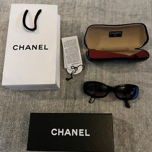 Black Chanel sunglasses